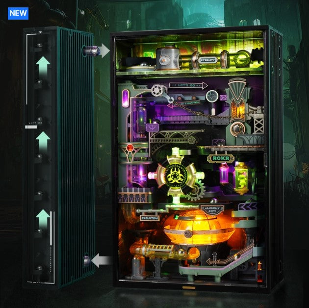 Alchemy City Magic meets - Mechanical 3D Puzzle