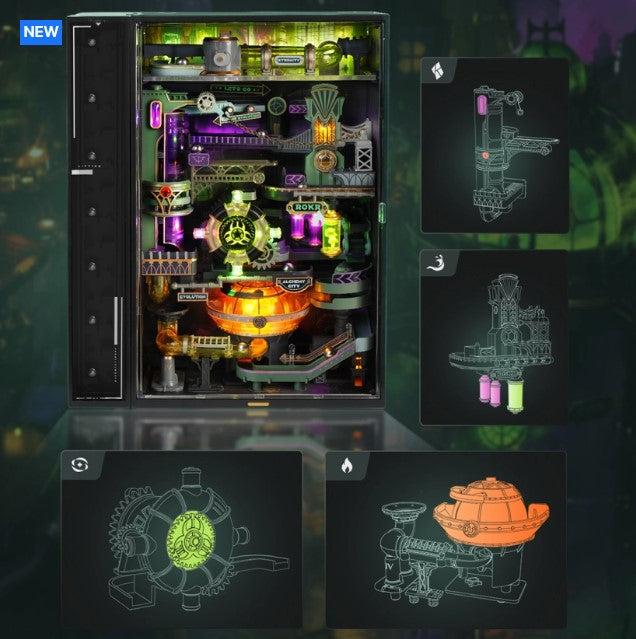 Alchemy City Magic meets - Mechanical 3D Puzzle